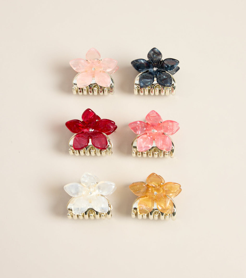 Fresh Pick Mini Flower Hair Clip Set