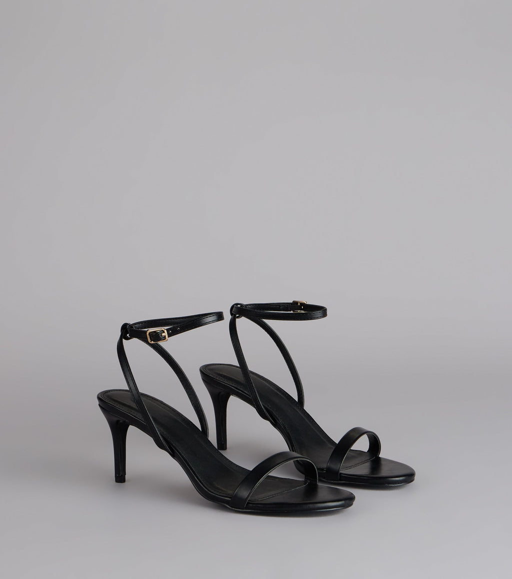 Last Minute Plans Kitten Stiletto Heels
